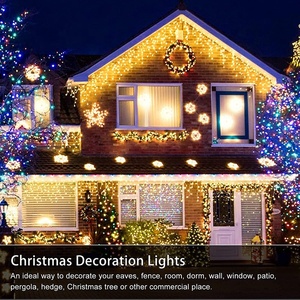 Cascade Icicle LED Lumières de <span class=keywords><strong>Noël</strong></span> IP65 <span class=keywords><strong>Guirlande</strong></span> étanche avec caractéristique décorative féerique - Product Image 3