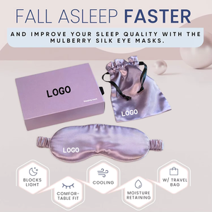 <span class=keywords><strong>Masque</strong></span> de sommeil en satin de soie avec logo personnalisé, sangle réglable, <span class=keywords><strong>masque</strong></span> occultant pour homme et femme, idéal pour les voyages, la sieste, cadeau - Product Image 5