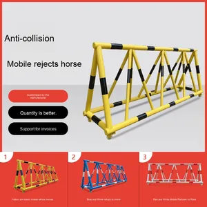 Steel and Metal Mobile <strong>Barrier</strong> Anti-Collision Roadblock for School and Municipal <strong>Traffic</strong> Isolation Unit Road Block Promotion - Product Image 2