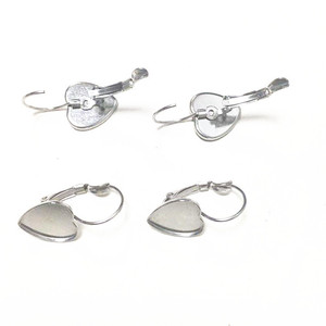 Wise Stainless Steel Teardrop Jewelry Tray French Hook Base DIY Accessory - Product Image 5