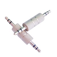 Connecteur audio 3,5 mm rotatif en métal, connecteur d'accouplement audio 3,5 mm, connecteur audio direct mâle-mâle 3,5 mm