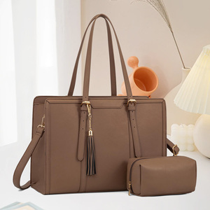 Conjunto de bolsos de mano de mujer personalizados de nueva fábrica, PU de gran capacidad de cuero bolso de mano a la moda, diseño <span class=keywords><strong>S</strong></span>, hombro para mujer - Product Image 3