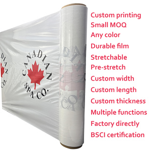 Biểu tượng tùy chỉnh in bao bì nhựa rap Pallet bọc bộ phim kéo dài cho máy đồ nội thất đóng gói - Product Image 4