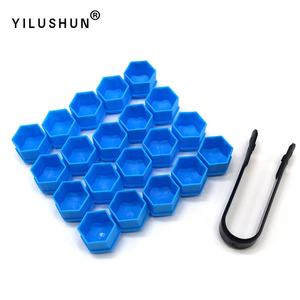 Copridadi per Ruote Auto da 17mm e Accessori, Clip in Plastica per Dadi, 20 Pezzi + 1 Utensile, Colorati e di Alta Qualità - Product Image 3