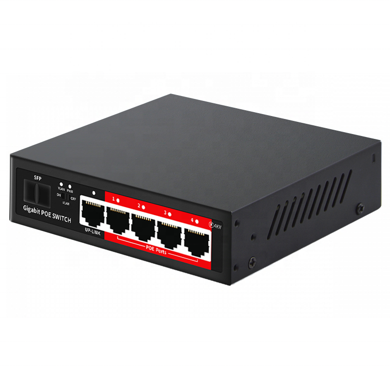 Gigabit Poe Switch for CCTV Four