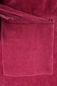 Chaqueta con Capucha para Mujer, Personalizada, 100% Cuero Nappa Fucsia Genuino, Diseño de Capucha, Cierre YKK, Marca Privada OEM/ODM, Ropa Urbana - Product Image 5