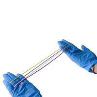 Boucle de sonde médicale en silicone bleu et blanc certifiée CE Classe I 18G pour l'identification des vaisseaux, des veines et des nerfs – Fournisseur hospitalier