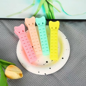 Pinzas para rizar el cabello de nailon Yuhuan, colores surtidos, dos por paquete, sin calor, de resina plástica, para rizar. - Product Image 3