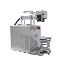 Nouvelle machine de marquage laser à fibre métallique intelligente portable 20W 30W 50W pour or et bleu, gravure haute précision compatible BMP AI DXF PLT/DWG/DST