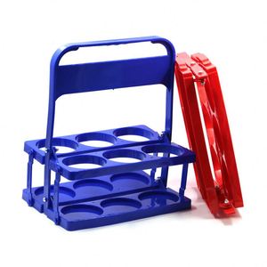 Water Wine 6 Carriers Holder Plastic Bottles Foldable Drink Juice Soda Beverage Bar Customize Beer Bottle Carrier - Product Image 3