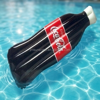 Matelas gonflable publicitaire personnalisé en PVC en forme de bouteille, flotteur de piscine pour bière, cadeau promotionnel