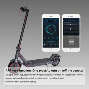 Electric Adult Scooters Aovo Pro Uk Warehouse 350w Motor 2 Wheel Cheap Price Powerful Light Weight Foldable Electric Scooter Adult