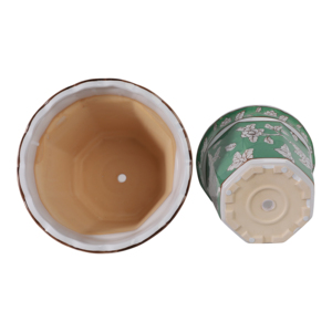 Vasi per Fiori con Design Floreale Verde, Fioriere Decorative per Uso Interno ed Esterno - Product Image 6