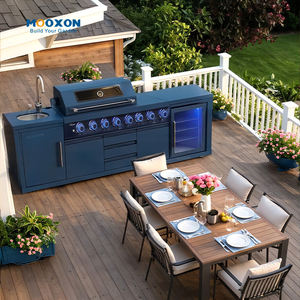 Cocina Exterior con 2-18 ℃   Refrigerador con Revestimiento de Acero Inoxidable y <span class=keywords><strong>Encimera</strong></span> de Mármol - Product Image 5