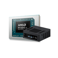 TOPC TR9 AMD Ryzen AI 9 HX370 AI Mini PC 12 núcleos 24 hilos 32GB DDR5 1TB SSD Gaming Computer PC con AMD XDNA 2 NPU y Oculink