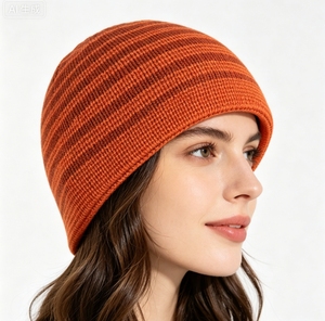 <span class=keywords><strong>Bonnet</strong></span> d'hiver doublé <span class=keywords><strong>polaire</strong></span>, épaissi, chaud, double couche, tricoté, pour le <span class=keywords><strong>sport</strong></span> et la protection solaire, pour femmes et hommes - Product Image 2