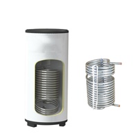 Meilleure vente de chauffe-eau domestique à simple serpentin pour ménage Chauffe-eau en acier inoxydable SUS304 316L pour pompe à chaleur