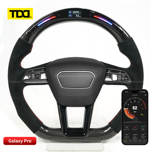 พวงมาลัยคาร์บอนไฟเบอร์แบบสปอร์ต TDD LED สำหรับ Audi A3/A4/A5/A6/A7/A8/Q5/Q7/TT/RS3 RS4 RS6 แบบกำหนดเอง - Product Image 2