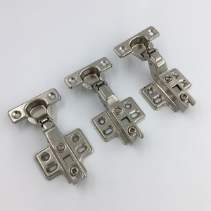 Modern 26mm Soft Close Concealed Hydraulic Cabinet Hinges (Cold Rolled Steel Nickel Finish) 90 Degree Opening Home Office Thick - Product Image 1