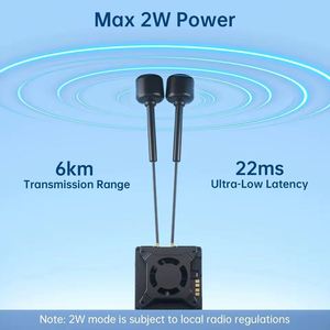 ชุดอุปกรณ์ CADDX Walksnail <span class=keywords><strong>Avatar</strong></span> GT 2W VTX Gyroflow 1080P 100fps เสาอากาศคู่ ระบบมองเห็นกลางคืน Starvis <span class=keywords><strong>II</strong></span> เซ็นเซอร์ ระยะไกล สำหรับโดรน FPV - Product Image 4