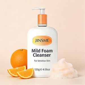 OEM ODM Sensitive Skin Gentle <b>Cream</b> Cleanser 120g Glycerin <b>Vitamin</b> B5 & E Hydrating <b>Face</b> Wash Custom Brand Custom Logo - Product Image 1