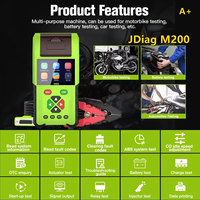 Herramienta de Diagnóstico Universal para Motocicletas JDiag M200, Escáner Obd 2 para Todas las Motocicletas