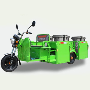 Tricycle électrique cargo 48 V, carrosserie ouverte, capacité de charge 300-400 kg, pour la collecte des déchets - Product Image 2