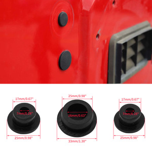 Wrangler Rear Tailgate <b>Plug</b> <b>Rubber</b> <b>Plug</b> Screw Hole Cover 3-Pack Epdm Material For Jeep Wrangler JK 07-17 - Product Image 3