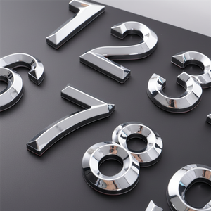 Insegna Aziendale 3D in Acrilico Non Illuminata, Lettere Piccole da Parete per Pubblicità, Logo da Montare a Muro per Aziende ed Edifici - Product Image 1