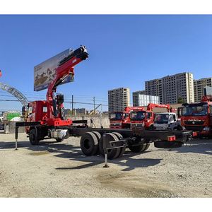 รถบรรทุกติดเครนพับได้ Dongfeng D3 6x4 16 ตัน จากโรงงาน พร้อมระบบไฮดรอลิกหมุนได้เต็มที่ สำหรับขนถ่ายวัสดุ - Product Image 5