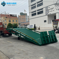 Rampe mobile autoportante pour chariot élévateur, quai de chargement, plateforme de chargement/déchargement hydraulique réglable en acier pour entrepôt