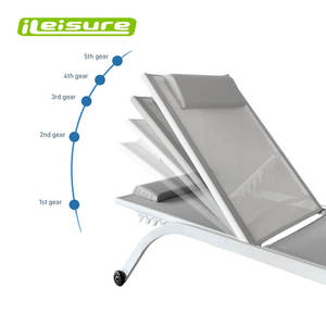 Tumbona ajustable para exteriores, Patio, terraza, jardín, playa, terraza - Product Image 2