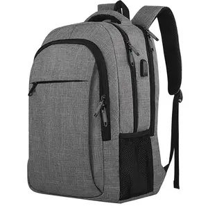 高品质充电口背包豪华儿童学校背包笔记本电脑包防水电脑背包