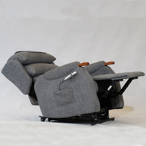 High quality dual motor power lift recliners <b>massage</b> <b>sofa</b> with seat heating zero gravity armchairs with wheels for living room - Product Image 2