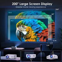 Mini Proyector Q5 1080P 3D con CRT Integrado, Compatible con Teléfonos, Portátil, Garantía de 30 Días