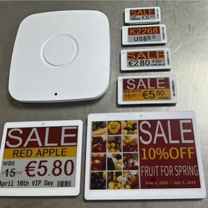 ป้ายราคาอิเล็กทรอนิกส์รุ่นใหม่ AP Api Ble 5.0 2.4GHz สำหรับซูเปอร์มาร์เก็ต  หน้าจอ E-Paper Esp32 Epd E Ink Display ESL - Product Image 1