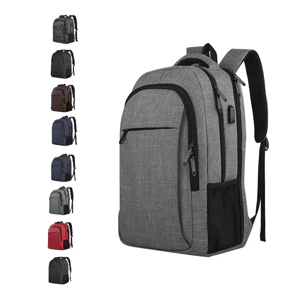 FREE SAMPLE laptop backpack external usb charge best 15.6 laptop backpack