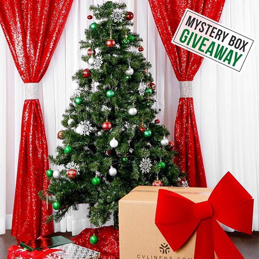 SCBC-01 red sequin wedding decoration glitter backdrop curtains fabric Christmas church backdrop decoration