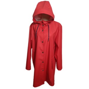 Coupe-vent imperméable personnalisé <span class=keywords><strong>de</strong></span> randonnée en PU Long imperméable pour femmes Manteau <span class=keywords><strong>de</strong></span> <span class=keywords><strong>pluie</strong></span> léger pour femmes Veste <span class=keywords><strong>de</strong></span> <span class=keywords><strong>pluie</strong></span> - Product Image 5