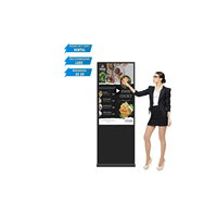 Kios Layar Sentuh Iklan Dalam Ruangan, Display Vertikal Berdiri di Lantai, Layanan Mandiri, Perangkat Lunak CMS Gratis, Signage Digital