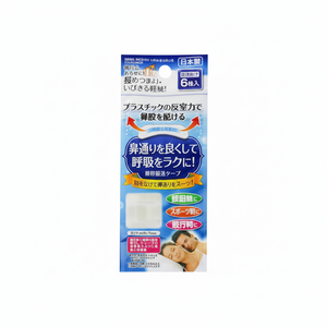 เทปป้องกันการนอนกรนแบบใส6P แพ็คอุปกรณ์บรรเทาอาการนอนกรนที่มีประสิทธิภาพ SEIWA-PRO - Product Image 1