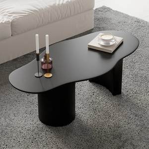 2025 nouveautés abstrait <span class=keywords><strong>Funky</strong></span> Japandi bois nouveauté en forme de nuage robuste bord lisse Table basse pour salon - Product Image 6