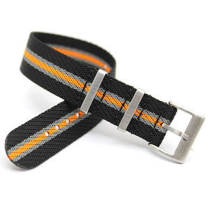 Single Pass 1 Pièce Sergé Motif Nylon Bracelet de Montre Premium Tissu Rayé pour Smartwatch Disponible en Plusieurs Couleurs Stocké - Product Image 5