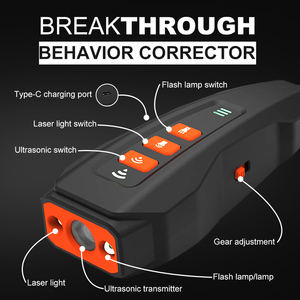 Dispositif extérieur et liquide silencieux de formation de <span class=keywords><strong>répulsif</strong></span> de <span class=keywords><strong>chien</strong></span> ultrasonique avancé de LED pour l'aboiement efficace et le <span class=keywords><strong>répulsif</strong></span> d'urination - Product Image 4