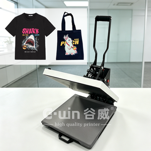 Máquina de prensado térmico para impresión de camisetas, tamaño 38*38 cm, para pequeños negocios. - Product Image 2