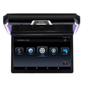 Suporte dvd player para teto automotivo, tela de 15.6 polegadas hd 1080p, suporte para teto