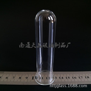 Tube à essai en verre évasé Tianjing 25 35 X1.2x100mm à fond rond ou plat pour usage hydroponique - Product Image 3