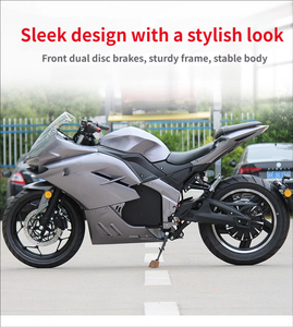 Moto de course électrique 72V pour adultes, moto de rue haute vitesse, moto électrique à l'huile transformée en électrique - Product Image 3