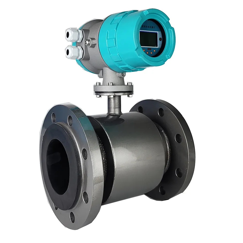 DN100 điện từ đo lưu lượng nước Flow Meter giá mặt bích kẹp lưu lượng từ Meter