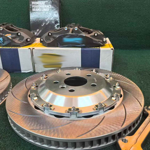 Set di pinze freno anteriori in lega di alluminio forgiato AP Racing 9660 di alta qualità con ventilazione per dischi in acciaio per Toyota - Product Image 2